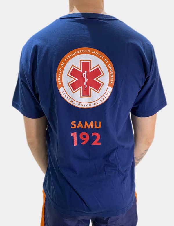 Camiseta Samu Azul Estampada - Imagem 2
