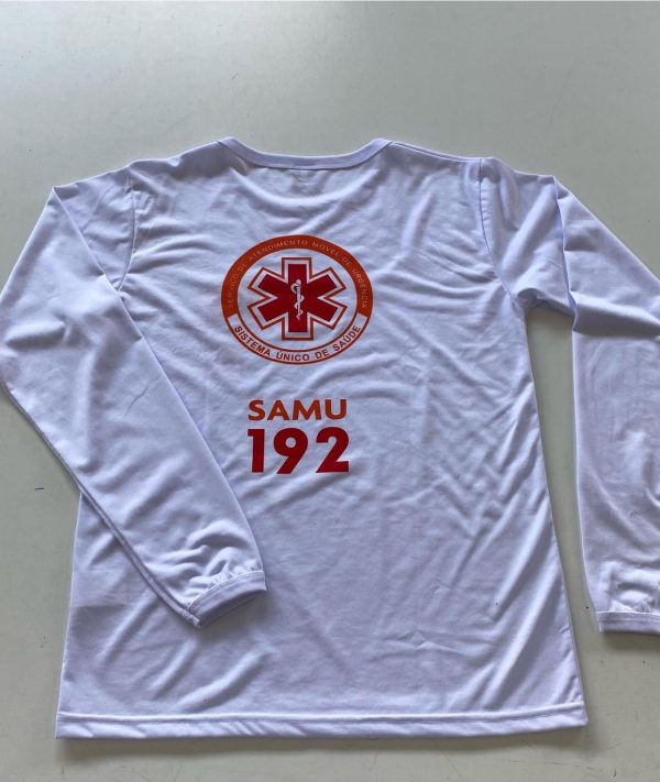 Camiseta Manga longa Samu Branca - Imagem 2