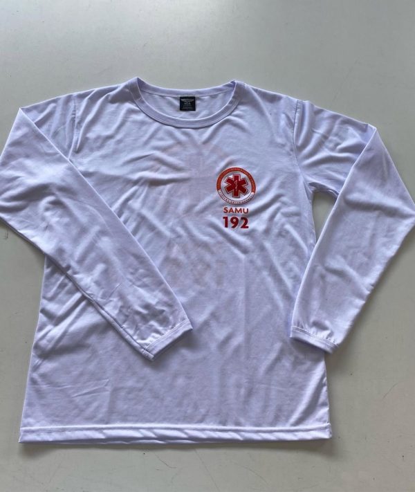 Camiseta Manga longa Samu Branca